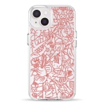 Чехол Pump Transparency Silver Button Case for iPhone 14 Vulytsia