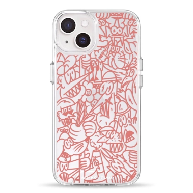 Чехол Pump Transparency Silver Button Case for iPhone 14 Vulytsia - цена, характеристики, отзывы, рассрочка, фото 1