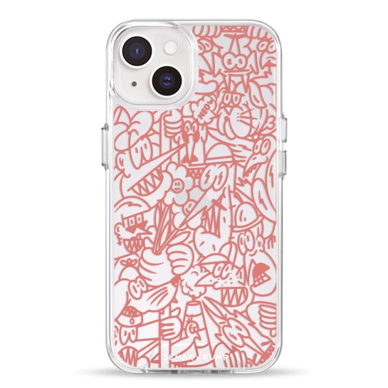 Чохол Pump Transparency Silver Button Case for iPhone 14 Vulytsia