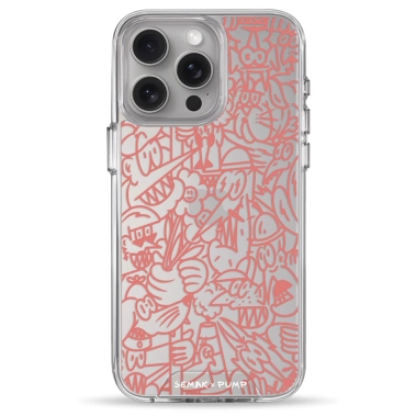 Чохол Pump Transparency Silver Button Case for iPhone 15 Pro Max Vulytsia - цена, характеристики, отзывы, рассрочка, фото 1