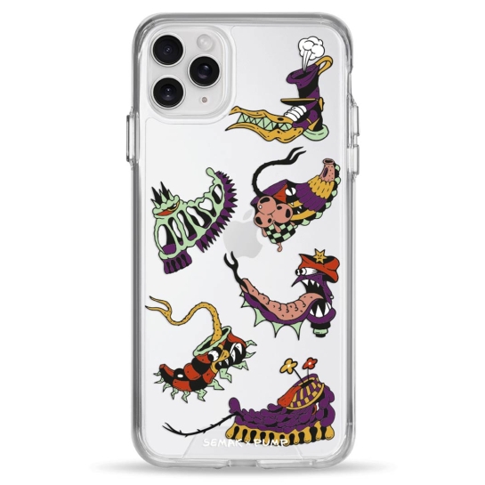 Чохол Pump Transparency Silver Button Case for iPhone 11 Pro Max Tekhnogaloshy - ціна, характеристики, відгуки, розстрочка, фото 1