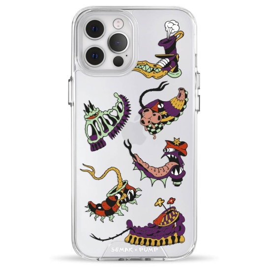 Чехол Pump Transparency Silver Button Case for iPhone 12 Pro Max Tekhnogaloshy - цена, характеристики, отзывы, рассрочка, фото 1