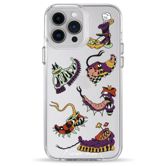 Чехол Pump Transparency Silver Button Case for iPhone 13 Pro Max Tekhnogaloshy - цена, характеристики, отзывы, рассрочка, фото 1