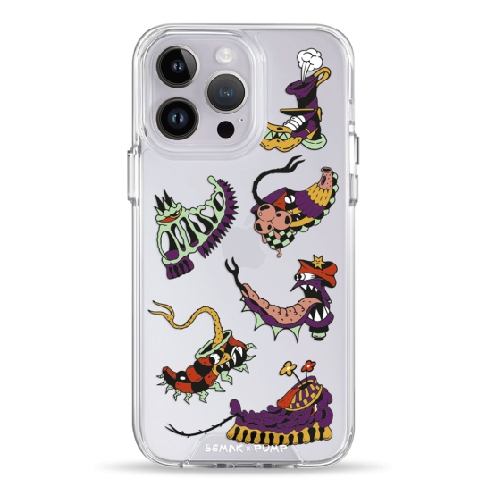 Чехол Pump Transparency Silver Button Case for iPhone 14 Pro Tekhnogaloshy - цена, характеристики, отзывы, рассрочка, фото 1