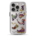 Чохол Pump Transparency Silver Button Case for iPhone 15 Pro Tekhnogaloshy