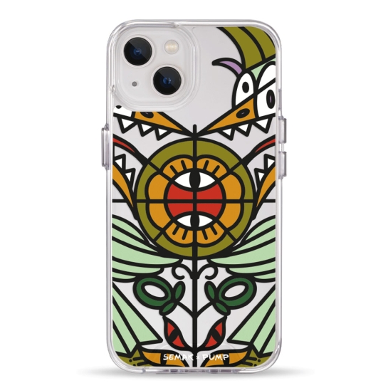 Чехол Pump Transparency Silver Button Case for iPhone 13 Fasady ta Vitrazhi - цена, характеристики, отзывы, рассрочка, фото 1