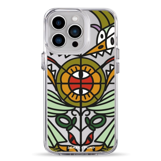 Чохол Pump Transparency Silver Button Case for iPhone 13 Pro Fasady ta Vitrazhi - ціна, характеристики, відгуки, розстрочка, фото 1