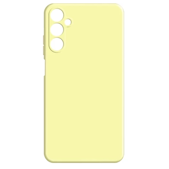 Чохол Make Samsung A15 Silicone Yellow (MCL-SA15YE)