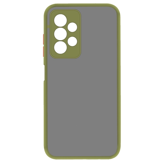 Чехол Make Samsung A23 Frame (Matte PC+TPU) Green (MCMF-SA23GN)