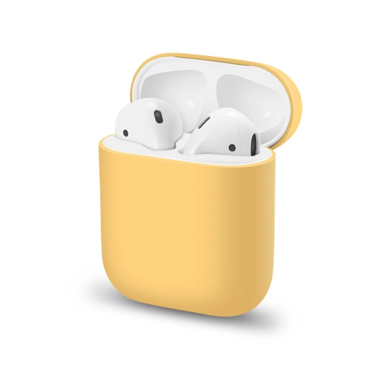 Чохол Pump Silicone Case для Apple AirPods Sunglow yellow