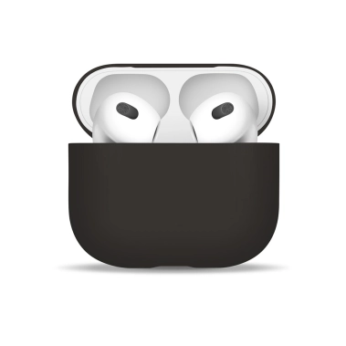 Чохол Pump Silicone Case для Apple AirPods 3 Onyx Black - цена, характеристики, отзывы, рассрочка, фото 1