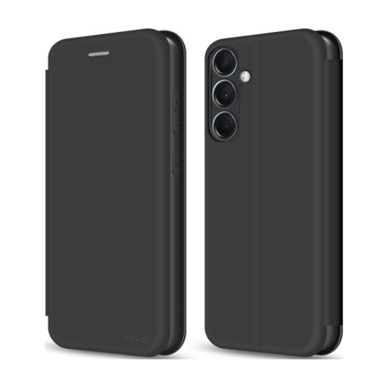 Чохол Make for Samsung Galaxy S23 FE Flip Black (MCP-SS23FEBK) - ціна, характеристики, відгуки, розстрочка, фото 1