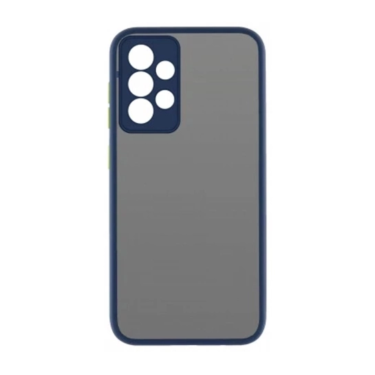 Чохол Make Samsung Galaxy A73 Frame (Matte PC+TPU) Blue (MCMF-SA73BL)