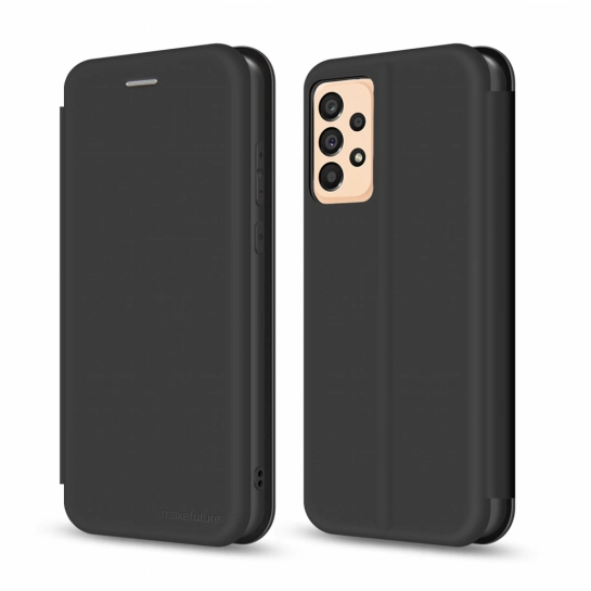 Чехол Make Samsung Galaxy A33 Flip (Soft-Touch PU) Black (MCP-SA33BK)