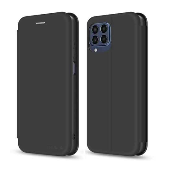 Чехол Make Samsung Galaxy M33 Flip (Soft-Touch PU) Black (MCP-SM33BK)