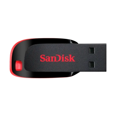 Флеш пам'ять SanDisk USB 2.0 Cruzer Blade 64GB Black/Red - цена, характеристики, отзывы, рассрочка, фото 1