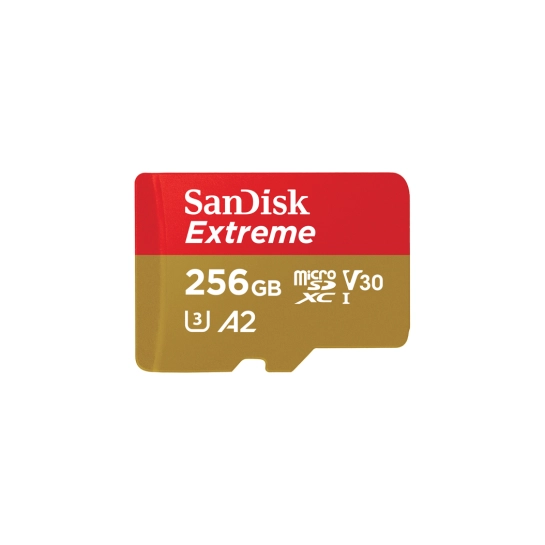 Карта памяти SanDisk 256GB microSD class 10 UHS-I U3 Extreme (SDSQXAV-256G-GN6MN)