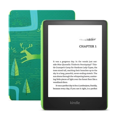 Электронная книга Amazon Kindle Paperwhite Kids 11th Gen. 16GB Black with Emerald Forest Cover 2021 - цена, характеристики, отзывы, рассрочка, фото 1