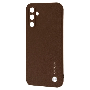 Чехол WAVE Leather Samsung Galaxy M14 Dark Brown - цена, характеристики, отзывы, рассрочка, фото 1