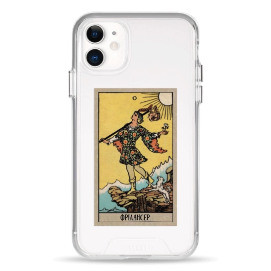 Чехол Pump Transparency Silver Button Case for iPhone 11 Frilanser