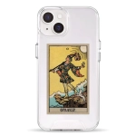 Чехол Pump Transparency Silver Button Case for iPhone 14 Frilanser