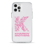 Чехол Pump Transparency Silver Button Case for iPhone 12/12 Pro Kharkiv Brothers 02
