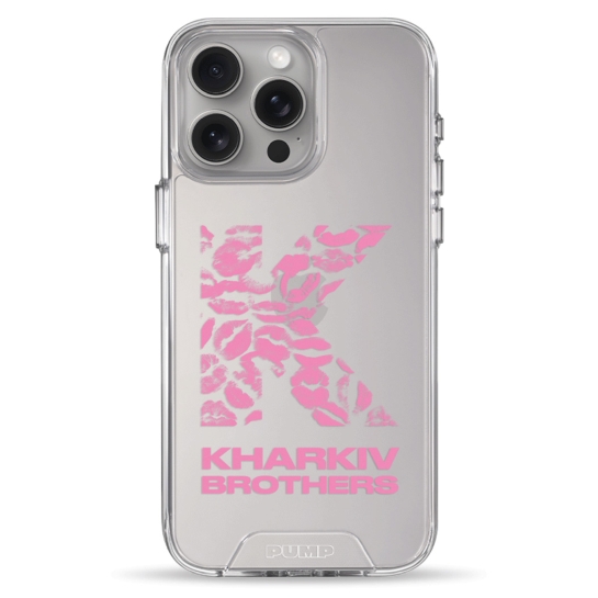 Чехол Pump Transparency Silver Button Case for iPhone 15 Pro Max Kharkiv Brothers 02 - цена, характеристики, отзывы, рассрочка, фото 1