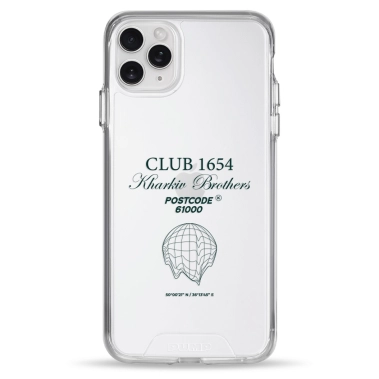 Чохол Pump Transparency Silver Button Case for iPhone 11 Pro Max Kharkiv Brothers 01 - цена, характеристики, отзывы, рассрочка, фото 1
