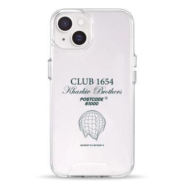 Чехол Pump Transparency Silver Button Case for iPhone 14 Kharkiv Brothers 01 - цена, характеристики, отзывы, рассрочка, фото 1