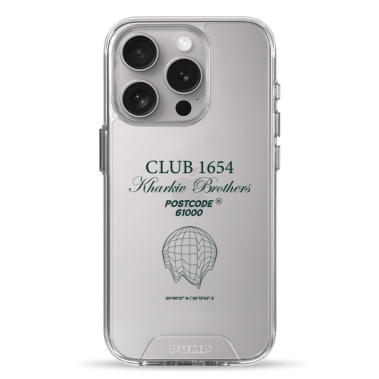 Чехол Pump Transparency Silver Button Case for iPhone 15 Pro Kharkiv Brothers 01 - цена, характеристики, отзывы, рассрочка, фото 1