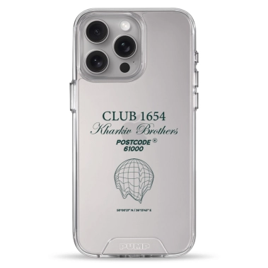 Чохол Pump Transparency Silver Button Case for iPhone 15 Pro Max Kharkiv Brothers 01 - цена, характеристики, отзывы, рассрочка, фото 1