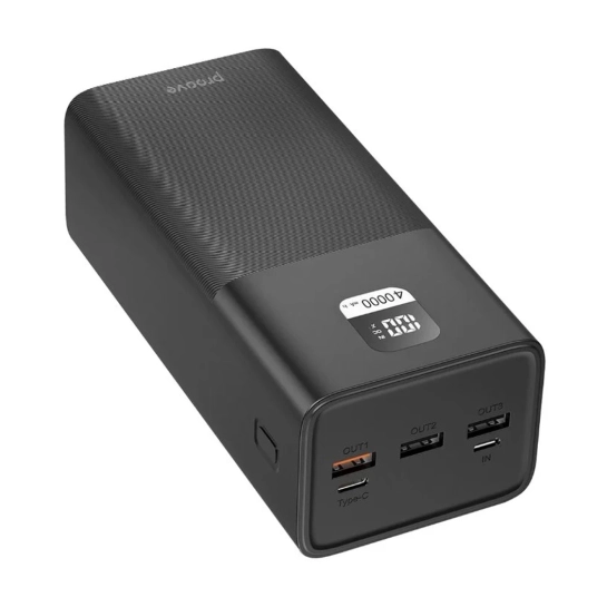 Зовнішній акумулятор Proove Giant 100W 40000mAh Black