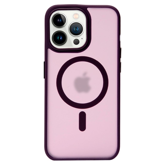 Чохол Pump Matte Case with MagSafe for iPhone 13 Pro Deep Purple - ціна, характеристики, відгуки, розстрочка, фото 1