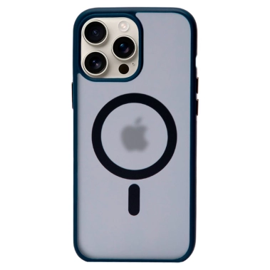 Чохол Pump Matte Case with MagSafe for iPhone 13 Pro Midnight Blue - цена, характеристики, отзывы, рассрочка, фото 1