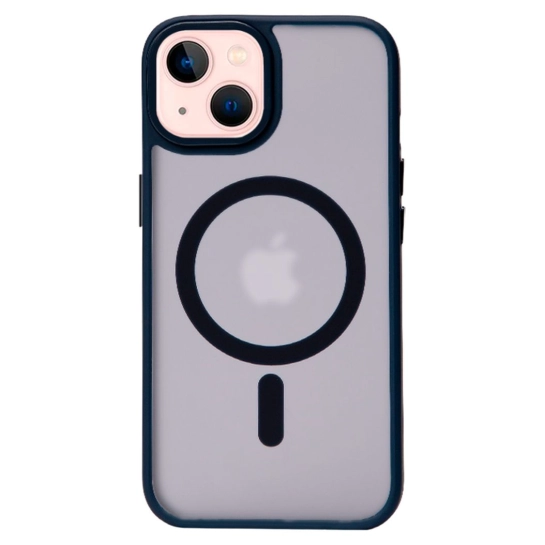 Чохол Pump Matte Case with MagSafe for iPhone 14 Midnight Blue