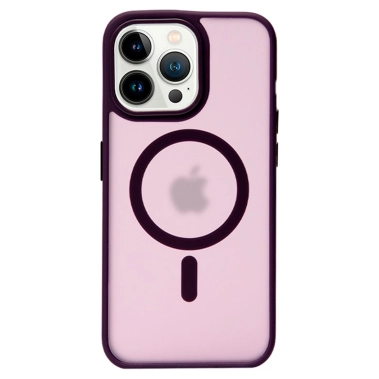 Чехол Pump Matte Case with MagSafe for iPhone 14 Pro Deep Purple - цена, характеристики, отзывы, рассрочка, фото 1
