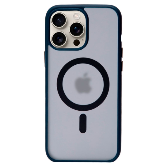 Чохол Pump Matte Case with MagSafe for iPhone 14 Pro Midnight Blue - ціна, характеристики, відгуки, розстрочка, фото 1