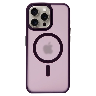 Чехол Pump Matte Case with MagSafe for iPhone 15 Pro Deep Purple - цена, характеристики, отзывы, рассрочка, фото 1