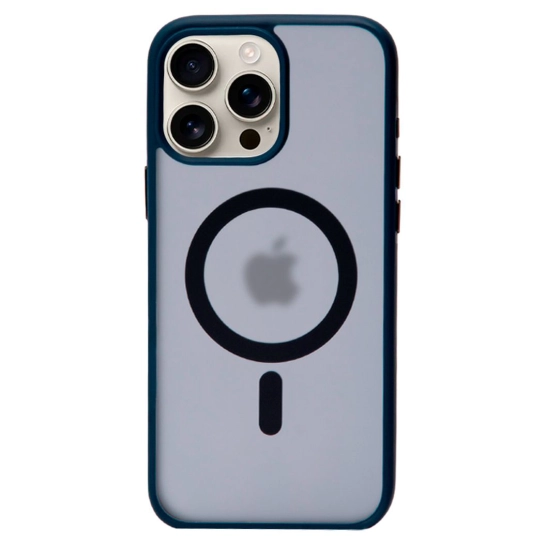 Чехол Pump Matte Case with MagSafe for iPhone 15 Pro Midnight Blue