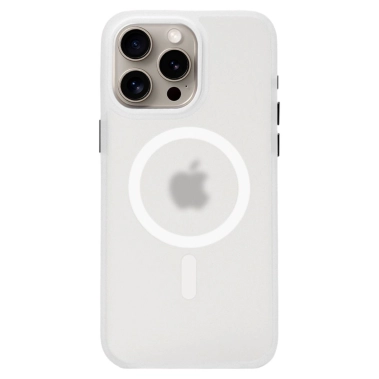 Чохол Pump Matte Case with MagSafe for iPhone 15 Pro White - цена, характеристики, отзывы, рассрочка, фото 1