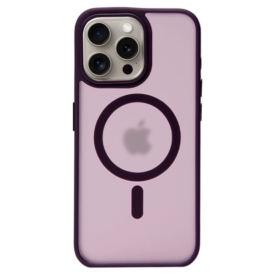 Чохол Pump Matte Case з MagSafe для iPhone 15 Pro Max Deep Purple - ціна, характеристики, відгуки, розстрочка, фото 1