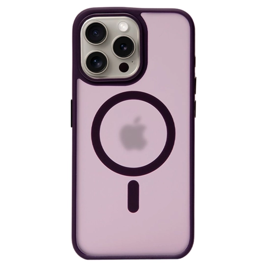 Чехол Pump Matte Case with MagSafe for iPhone 15 Pro Max Deep Purple