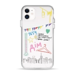 Чохол Pump Transparency Silver Button Case для iPhone 11 Misto 1654