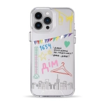 Чехол Pump Transparency Silver Button Case for iPhone 13 Pro Max Misto 1654