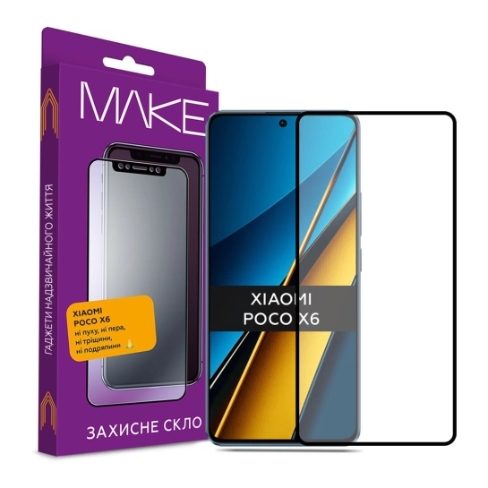 Защитное стекло MAKE Xiaomi Poco X6