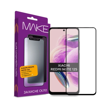 Защитное стекло MAKE Xiaomi Redmi Note 12S - цена, характеристики, отзывы, рассрочка, фото 1