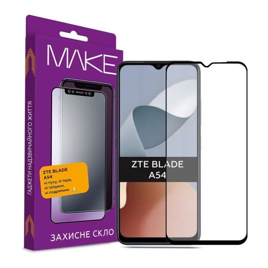 Захисне скло MAKE ZTE Blade A54