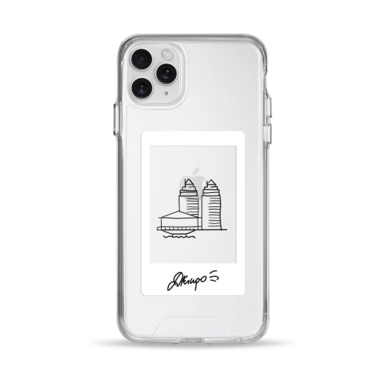 Чехол Pump Transparency Silver Button Case for iPhone 11 Pro Max Dnipro