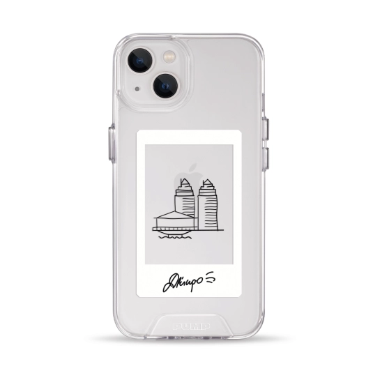 Чехол Pump Transparency Silver Button Case for iPhone 13 Dnipro