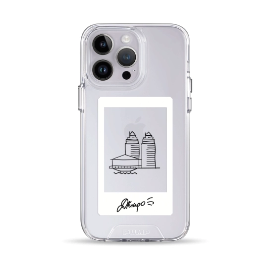Чехол Pump Transparency Silver Button Case for iPhone 14 Pro Max Dnipro